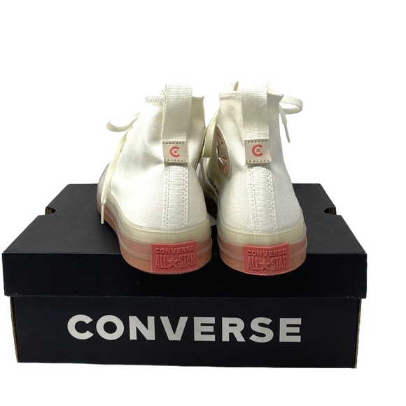 Converse Chuck Taylor CX Explore Hi Skate Shoe Men Sneakers Egret Canvas A02810C - Picture 3 of 7